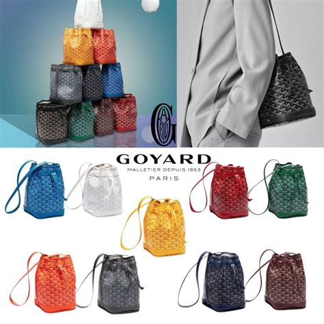 designer goyard bucket|real real goyard bucket bags.